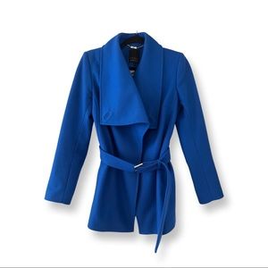Ted Baker royal blue size 2 wool belyee peacoat
